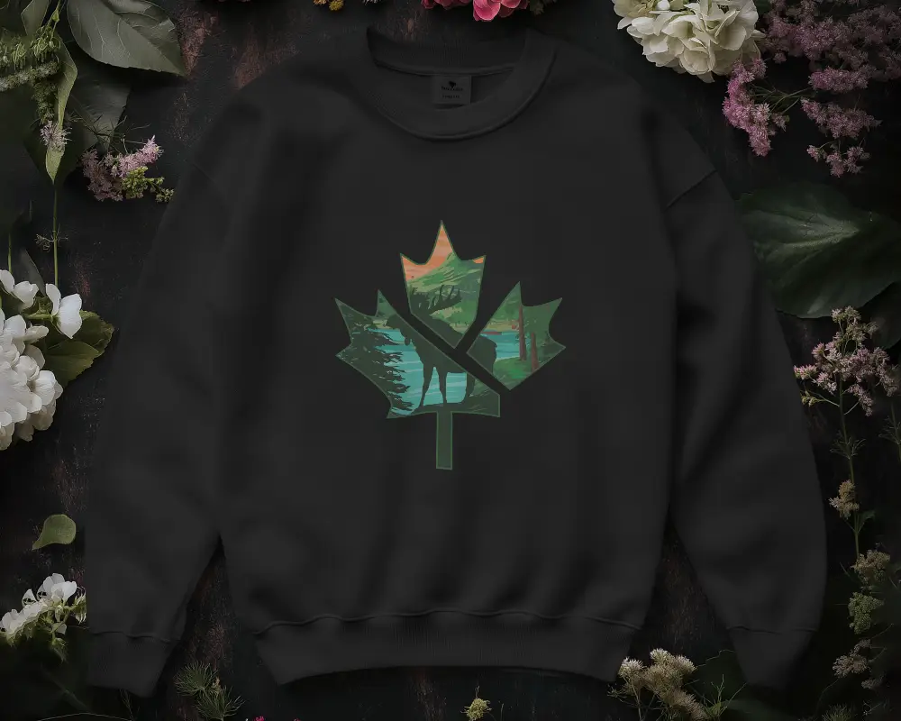 Kashmir Maple - Black Heritage Sweatshirt