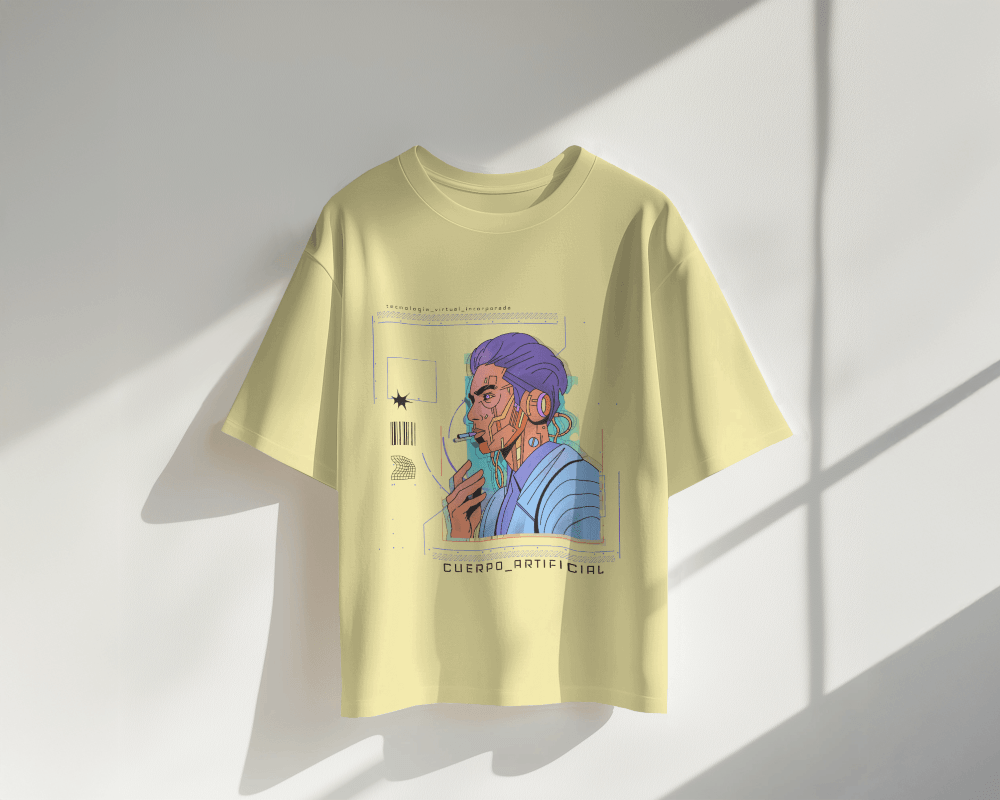 Cuerpo Artificial Cyberpunk Oversized Tee