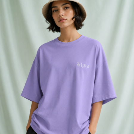 Manga Vibes - Purple Oversized Tee