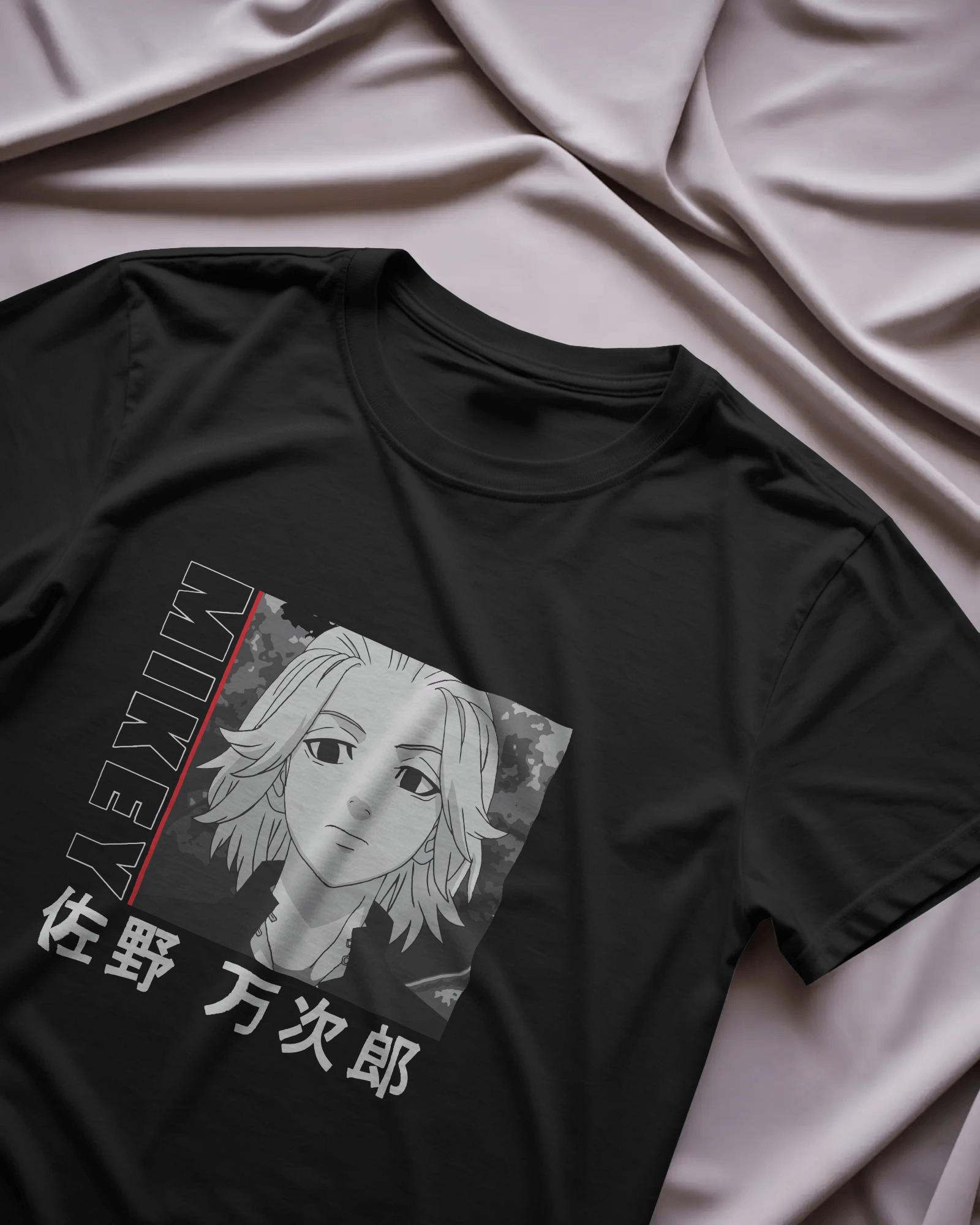 Mikey Tokyo Revengers Tee - Black Oversized