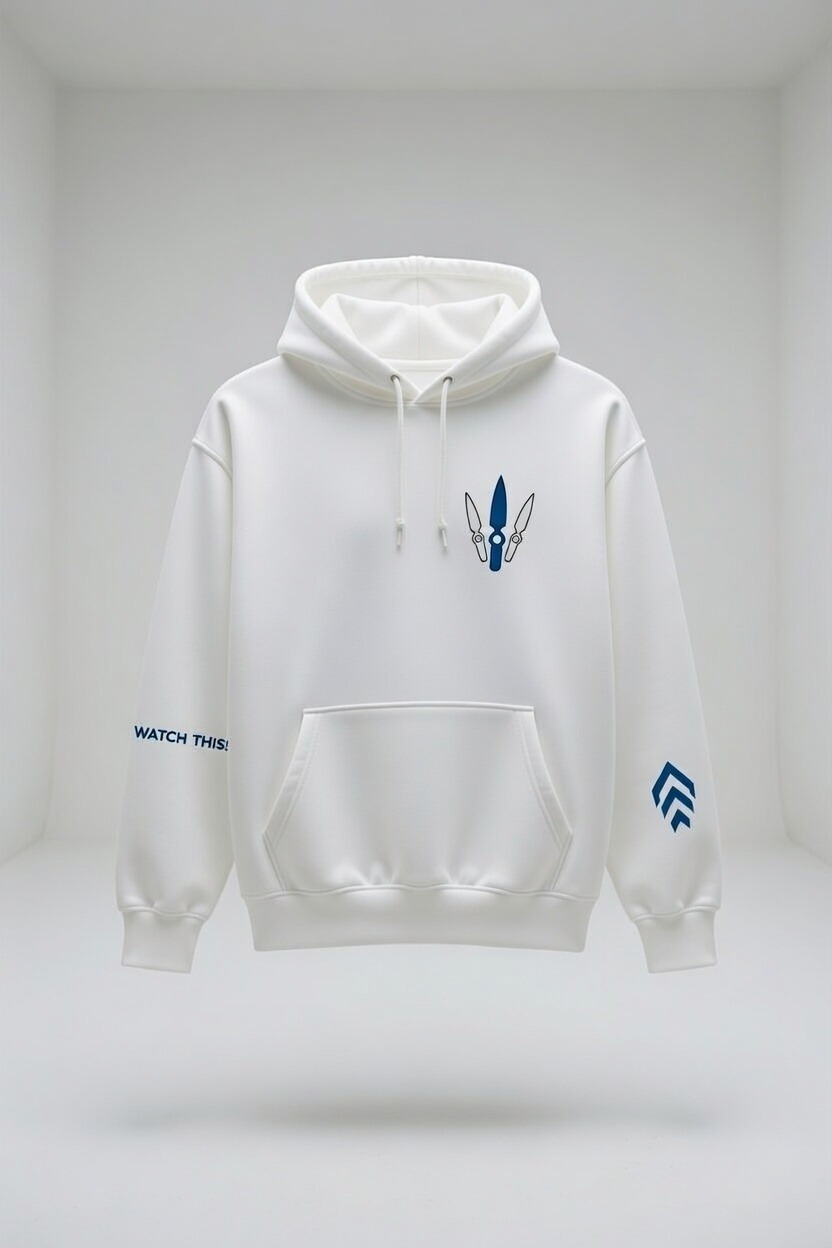 Jett Valorant Hoodie - White