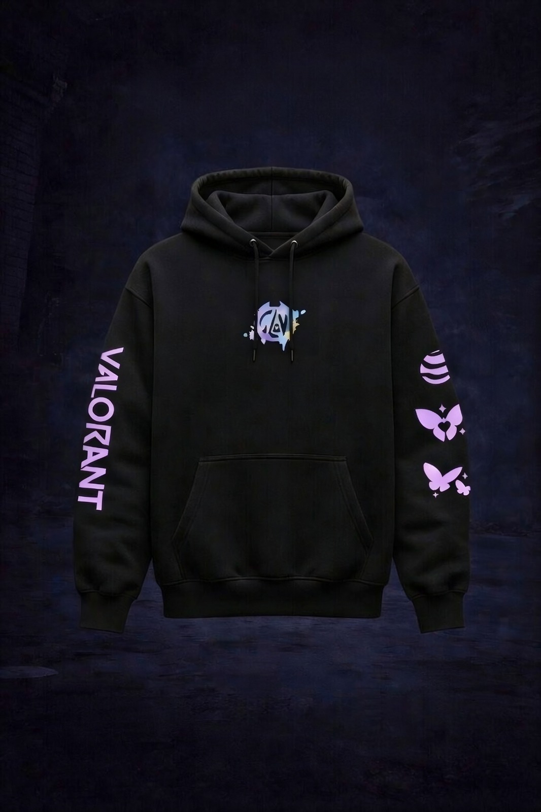 Clove Valorant Hoodie - Black